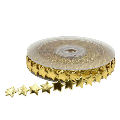 15 mm * 15 m ruban à fil d'étoile à ultrasons Ruban Jacquard à motif simple