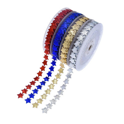 15 mm * 15 m ruban à fil d'étoile à ultrasons Ruban Jacquard à motif simple