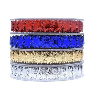 15 mm * 15 m ruban à fil d'étoile à ultrasons Ruban Jacquard à motif simple