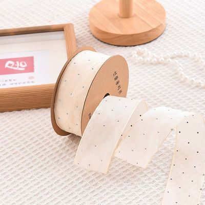 4cm*18m Ruban d'organes en polyester en diamant brillant de haute qualité Ruban cadeau