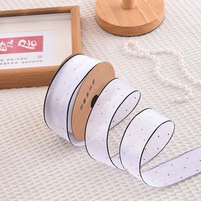 4cm*18m Ruban d'organes en polyester en diamant brillant de haute qualité Ruban cadeau