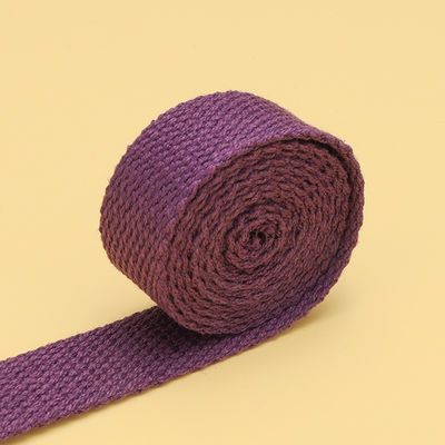 20mm-50mm épaissie polyester coton toilette sac à l'école sac à dos sac à main bandeau de toile de couleur solide bandeau de tissage simple