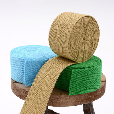20 mm*50 y ruban tissé en coton à base de hareng pour accessoires de vêtements