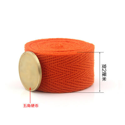 20 mm*50 y ruban tissé en coton à base de hareng pour accessoires de vêtements
