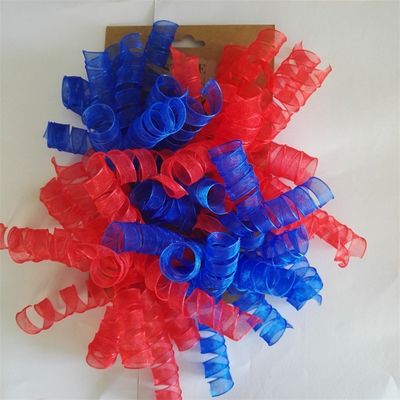 Ruban de durcissement en polyester à grains gros de 10 mm pour le ruban de fête et la décoration du ruban de festival