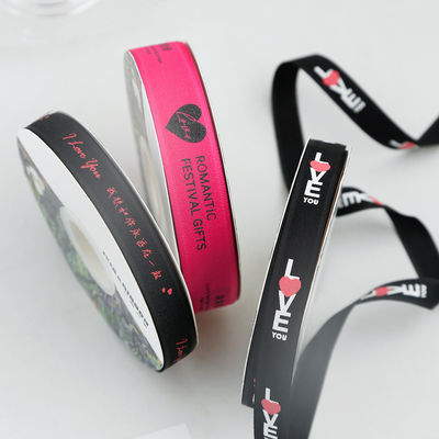 2.5cm*36m Saint-Valentin ruban imprimé pour la boîte cadeau