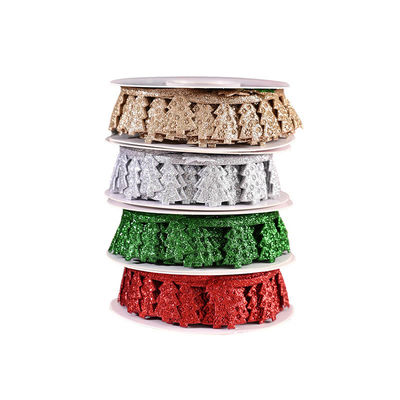 3cm*5y ruban de Noël à ultrasons pour les emballages cadeaux et les accessoires de vêtements