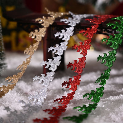3cm*5y ruban de Noël à ultrasons pour les emballages cadeaux et les accessoires de vêtements
