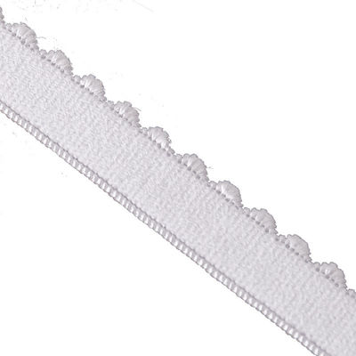 Accessoires de vêtement Ruban à bord tissé de 1,2 cm Polyester Bra élastique avec caractéristiques écologiques